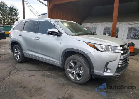 2019 Toyota Highlander Limited z USA, uszkodzony, nr VIN 5TDYZRFH9KS345053
